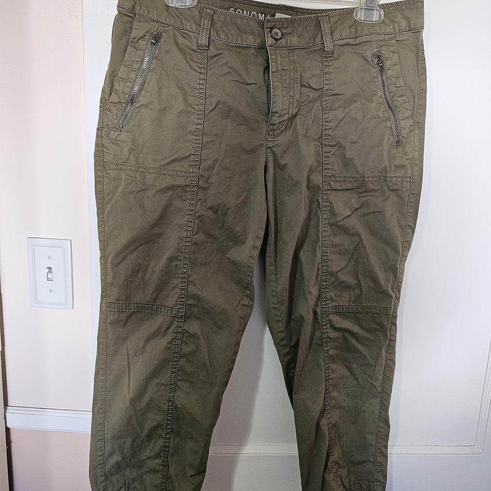 Sonoma Women's Olive Capris